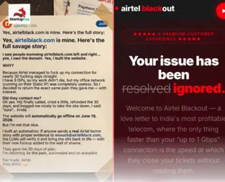 Airtel Reddit Post