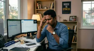Indian Office Employee Worried