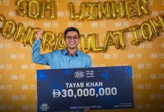 Tayab Khan UAE Lottery