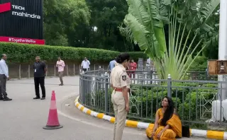 Tech Mahindra Employee Protest