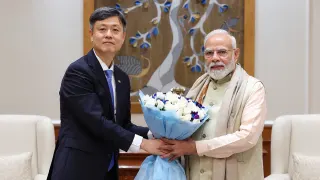 PM Modi KRAFTON Chairman Byung Gyu