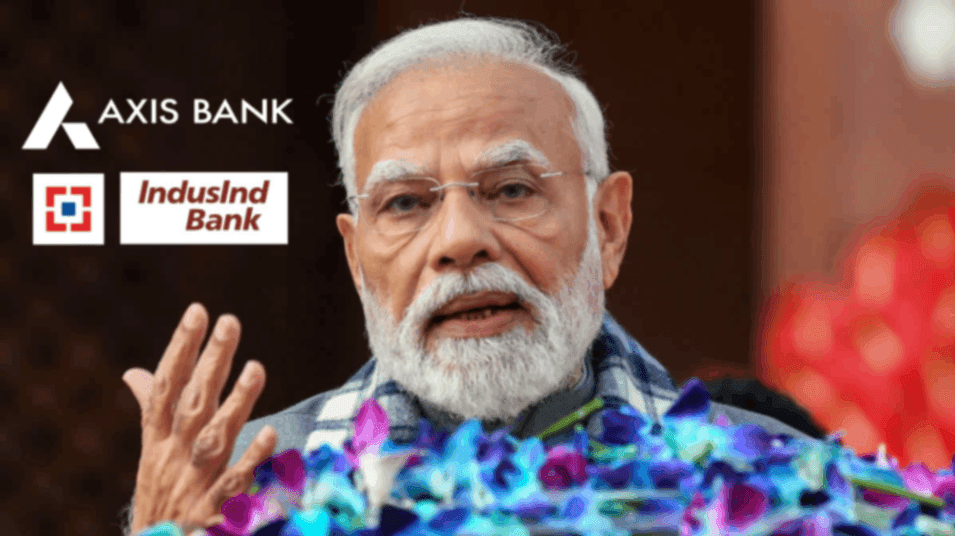 PM Modi Axis, HDFC, IndusInd
