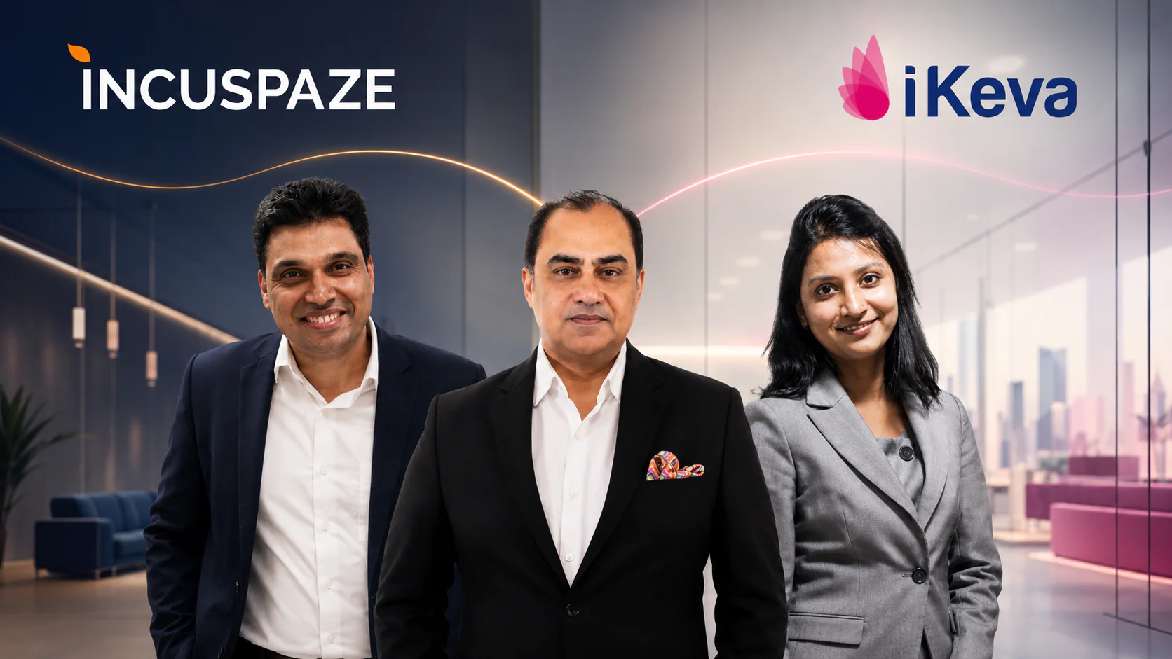 Incuspaze Founders Sanjay Choudhary, Sanjay Chatrath; iKeva Founder Monika Misra