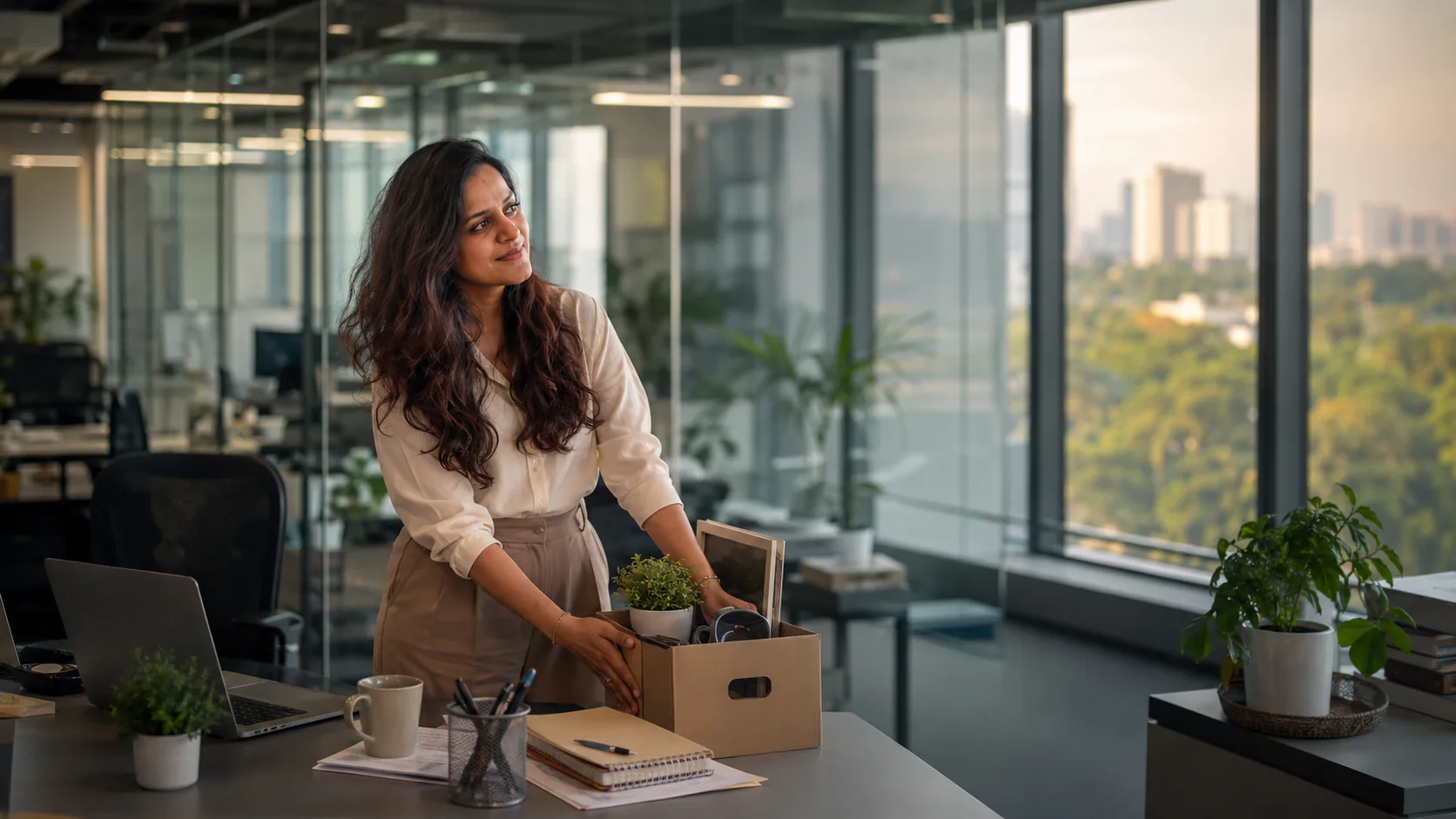 Employee Resigning from Her Office
